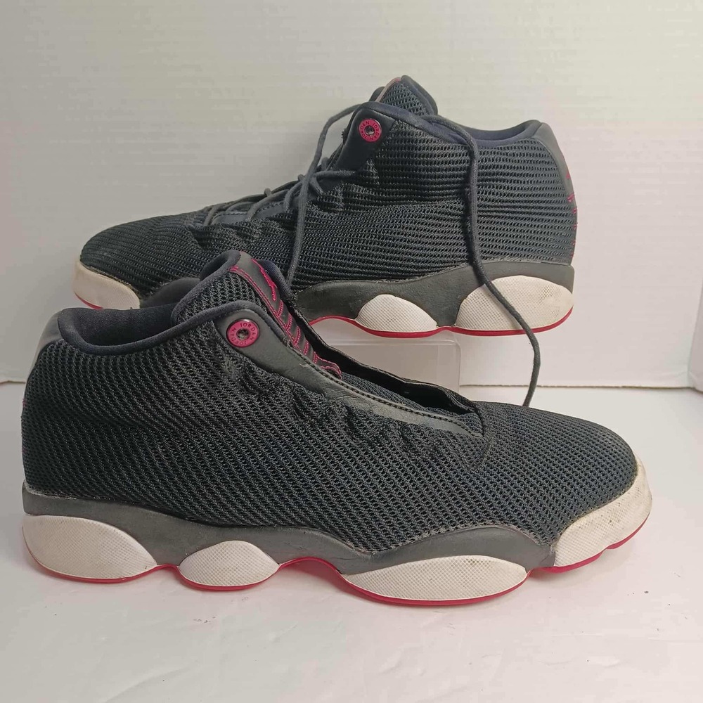 Jordan 13 Retro Low Basketball Shoes Black Pink Youth‎ Size 8.5Y Sneakers
